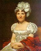 Jacques-Louis  David Portrait of Charlotte David oil on canvas